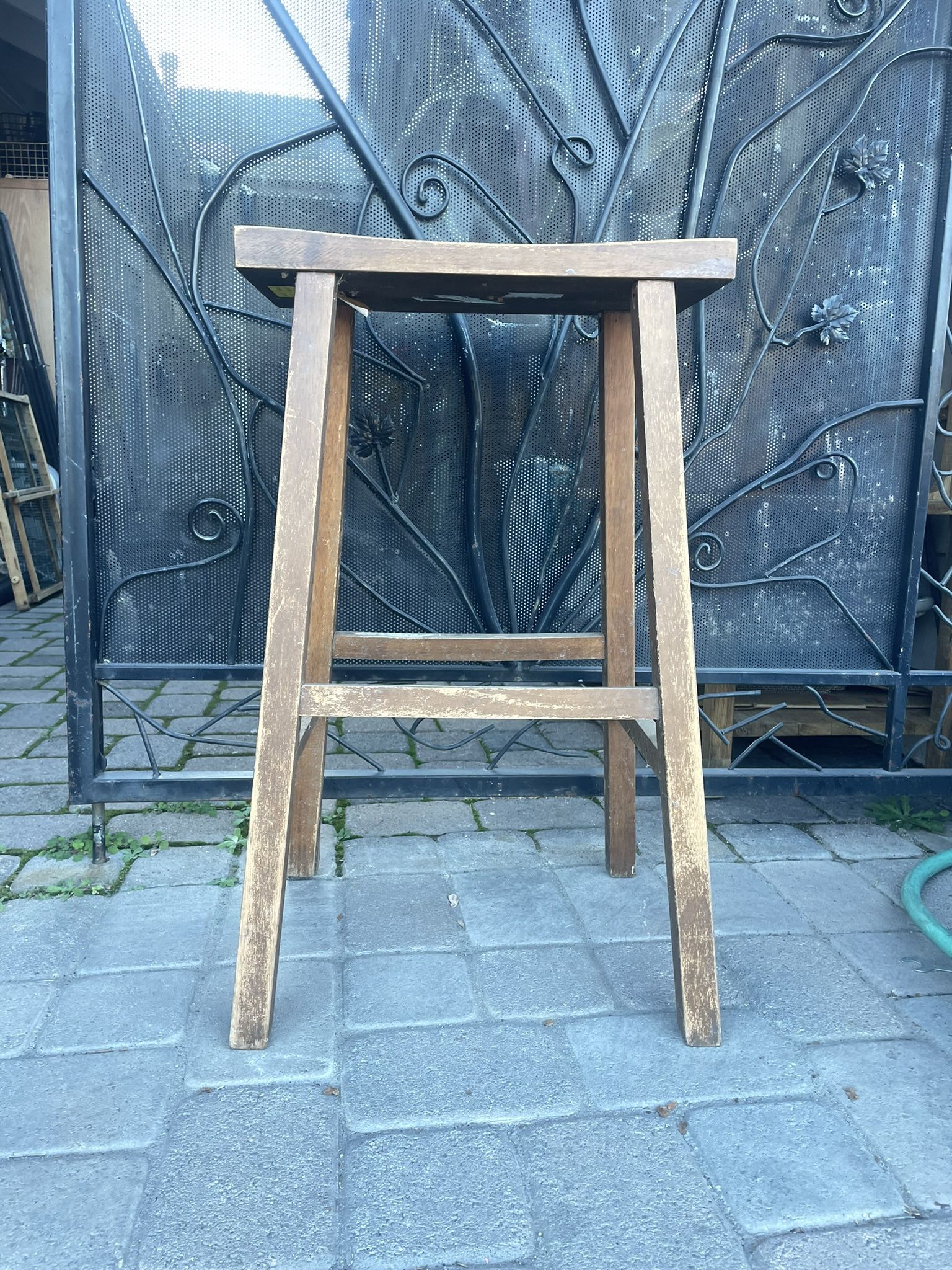 wood bar stool