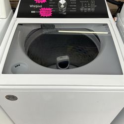 USED WHIRLPOOL WASHER WITH REMOVABLE AGITATOR