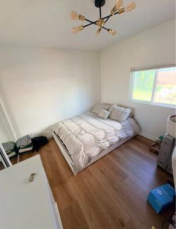Queen Size BED FRAME w/ storage