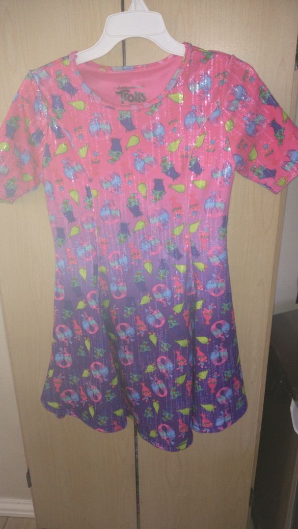 TROLLS GIRLS DRESS