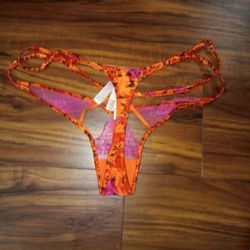 Floral Th0ng Panty Sz. S $25 OBO 