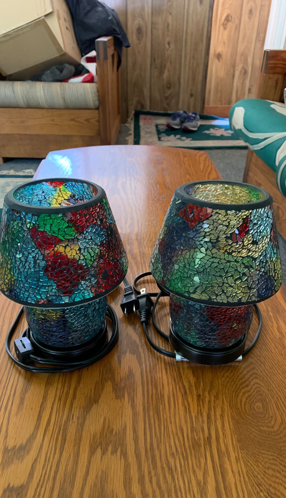 Mosaic lanterns electric (2)