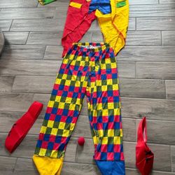 Clown Costume One Size XL