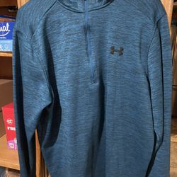 Under Armor Lg Blue Fleece 