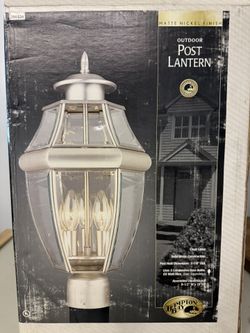 New In Box Post Light  Obo