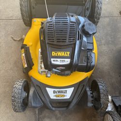 DEWALT 21 in. 163cc Briggs and Stratton 725Exi Engine Rear Wheel Drive 3-in-1 Gas Self Propelled Walk Behind Lawn Mower