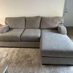 Very Nice Gray Sectional Couch