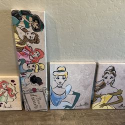 Disney Princesses Canvases