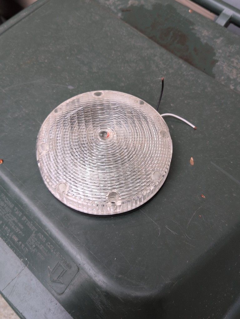 6" 12 Volt Light Fixture, Light Dome. RV Truck