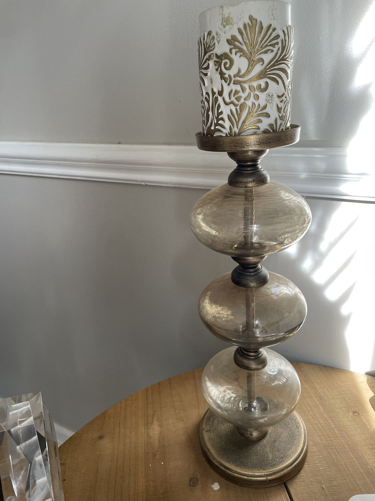Candle Holder With Candle