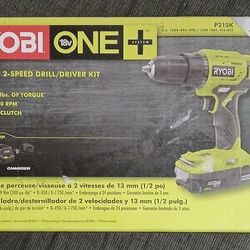 RYOBI ONE+ 18V 1/2" Drill Kit