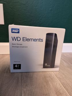 Western Digital 4TB External Storage