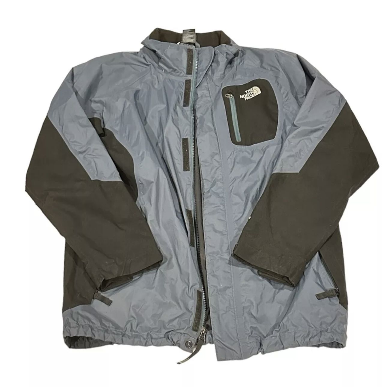 The North Face HyVent Atlas Triclimate 2-in-1 Jacket Boy’s Sz Large Blue / Black