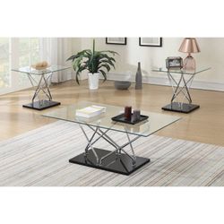 3pc coffee table set- Juego D Mesas 3pc