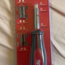 Milwaukee 11-in-1 Multi-Tip Screwdriver with Square Drive Bits