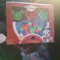 Vintage Disney Christmas Dancing Lights