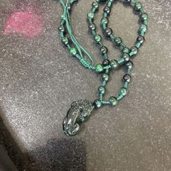 Beautiful Jade Stone Necklace And Bracelet New For Sale $60 Each