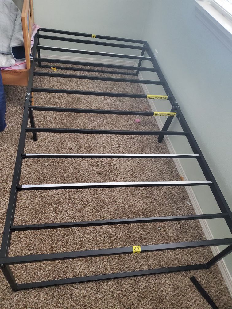 twin size metal bed frame