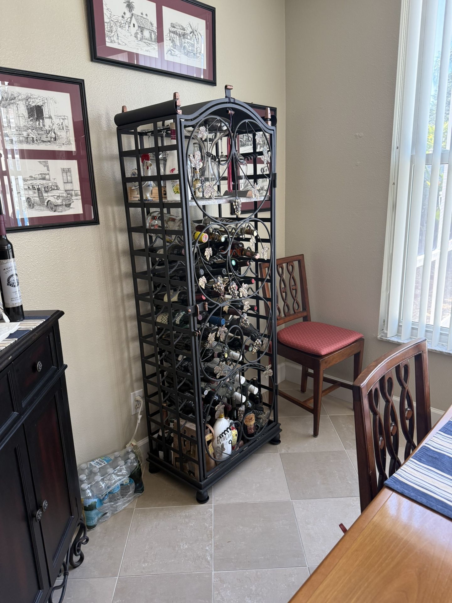 Italian Wine Jail/Wine Rack