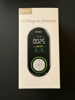 MOES Plug-In Carbon Monoxide Detector NA503B - New in Box