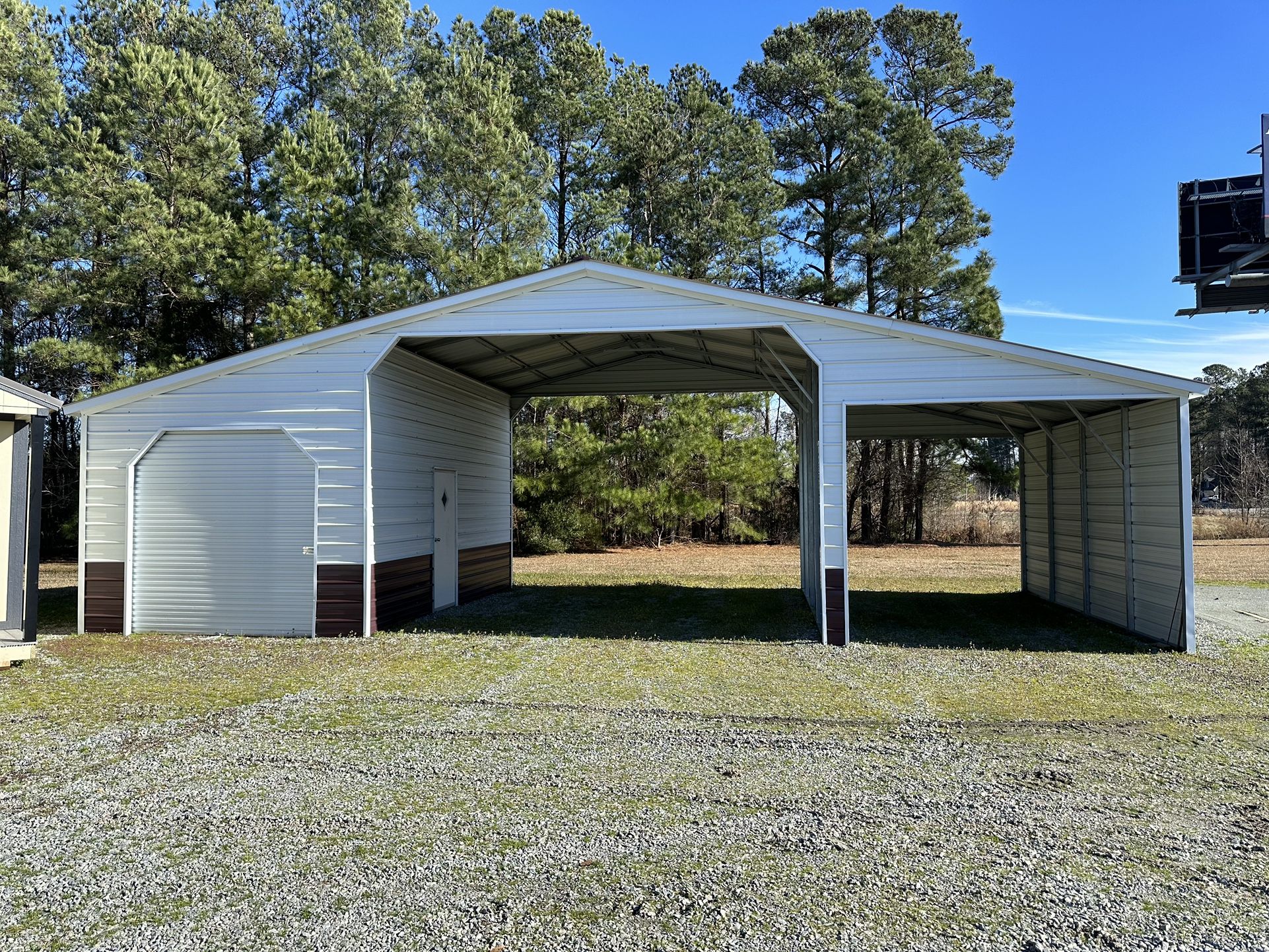 Carport with Garage
