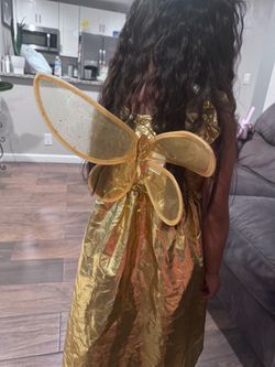 Golden fairy dress