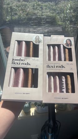 Satin Bendy hair rollers
