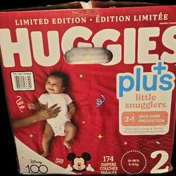 Huggies Size 2-60&174 Count Diapers