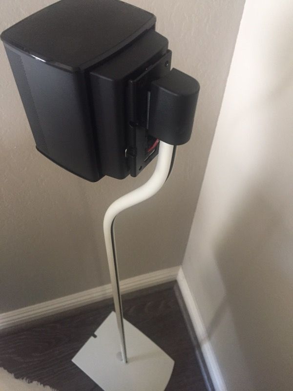 (2) BOSE UFS20 Speaker Floor Stands w/Bose Invisible 300