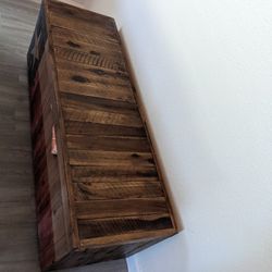 Wood Floor Chest