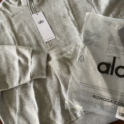ALO Yoga Men’s Quarter Zip Pullover Grey Size Small – Accolade Style Athleisure