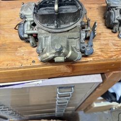 2 Holley carburetors