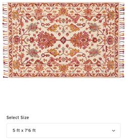 5’ x 7’ rug