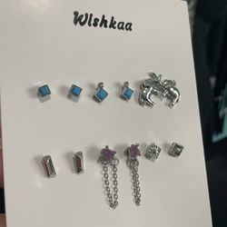 6 Pair  Hypoallergenic Earrings Set