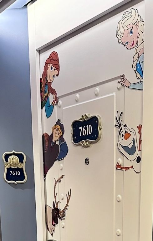Frozen Disney Cruise Ship Door Stickers