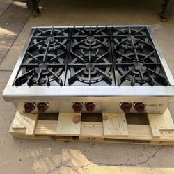 Wolf RT366 Gas Cooktop