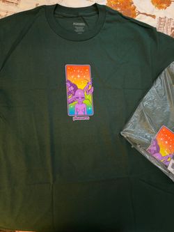 Pleasures  Graphic T-Shirt Green Medium