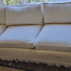 Custom Made 8 Foot white Sofa