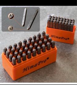 HimaPro Steel Letter Stamp Punch Set