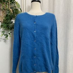 Vintage Hilliard & Hanson Blue Cardigan