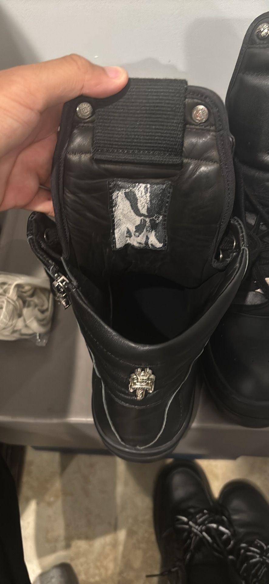Chrome Heart x Rick Owen Geobaskets 
