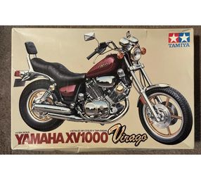 Vintage 1985 TAMIYA 1/12th Scale YAMAHA XV1000 VIRAGO MODEL KIT #14044 44 New