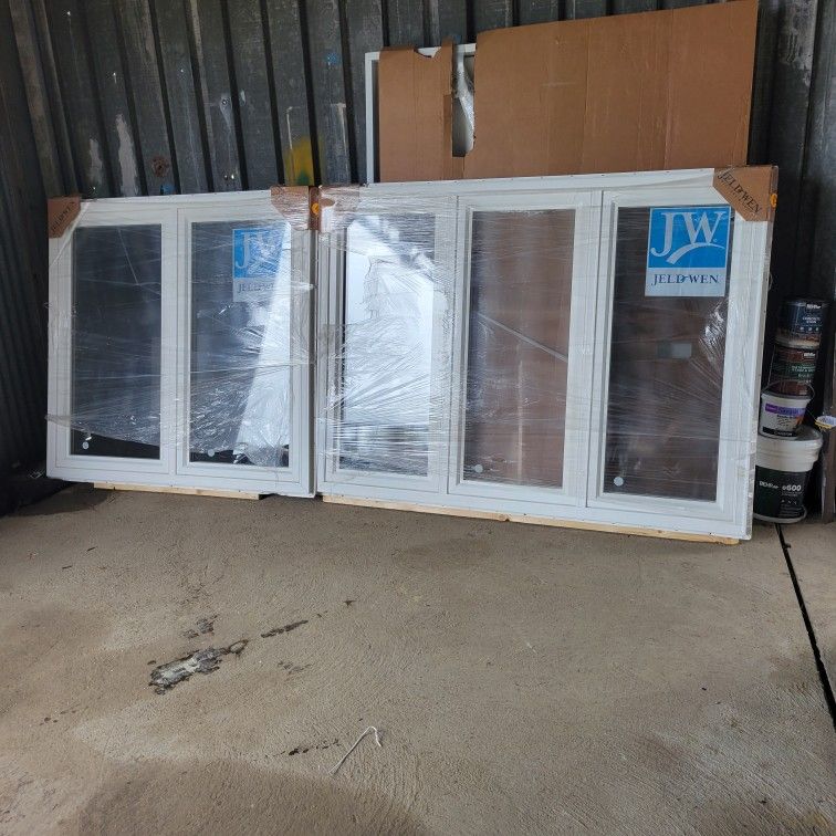 2 Casement Windows 60x57 and 75x57 NEW CONSTRUCTION