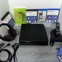 PS4 Slim 500GB Console Bundle w/ 12 Games, Controller, Headset & More
