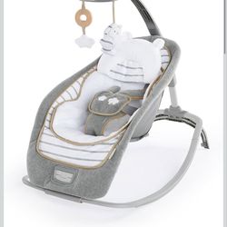 Ingenuity Boutique Collection Plush Modern Baby Rocker & Stationary Seat