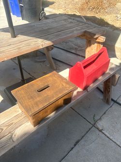 Old school Tool Bag and Stool
