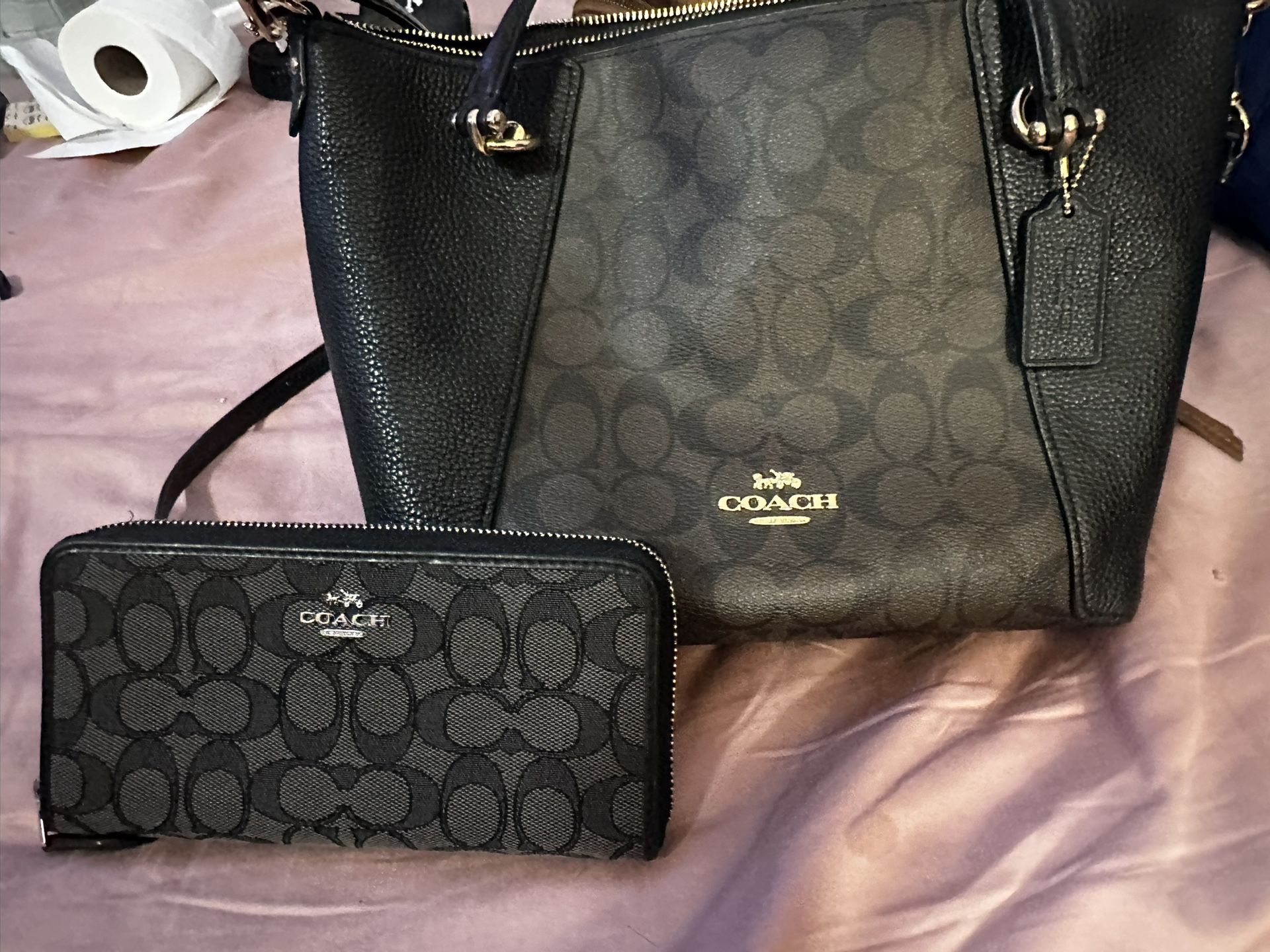 Coach Purse And Wallet New! 