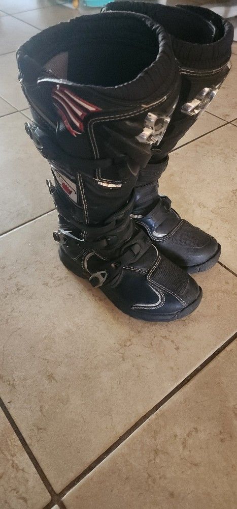 Fox Comp Dirt Bike Boots For Youth