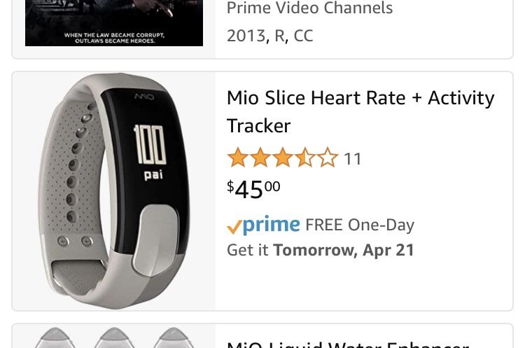 NEW MIO SLICE PAI Fitness tracker