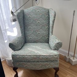 Upholstered Wingback Arm Chair